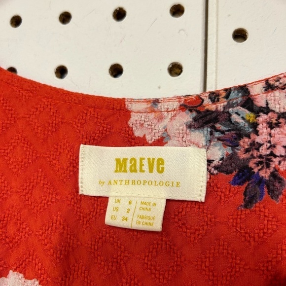Anthropologie Maeve Floral Top - Picture 3 of 4